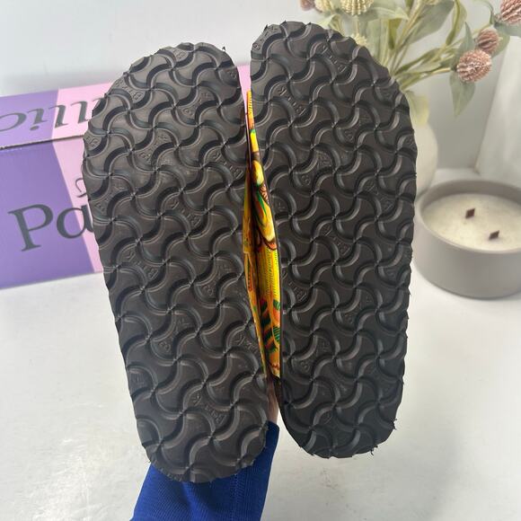 Papillio by Birkenstock Florida Sandal African Wax Gold 1006230 Unisex L5/M3 NWB - Picture 8 of 10